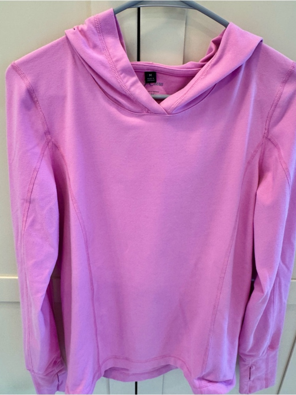 J. Crew Pink Pullover Hoodie